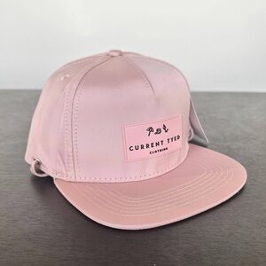 Current Tyed Classic Waterproof Snapback Hat in Blush